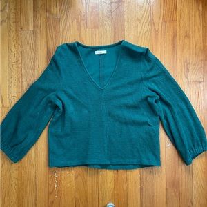 Madewell Green Blouse